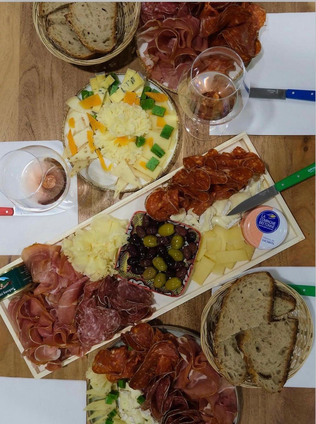 Planche de charcuterie et fromages